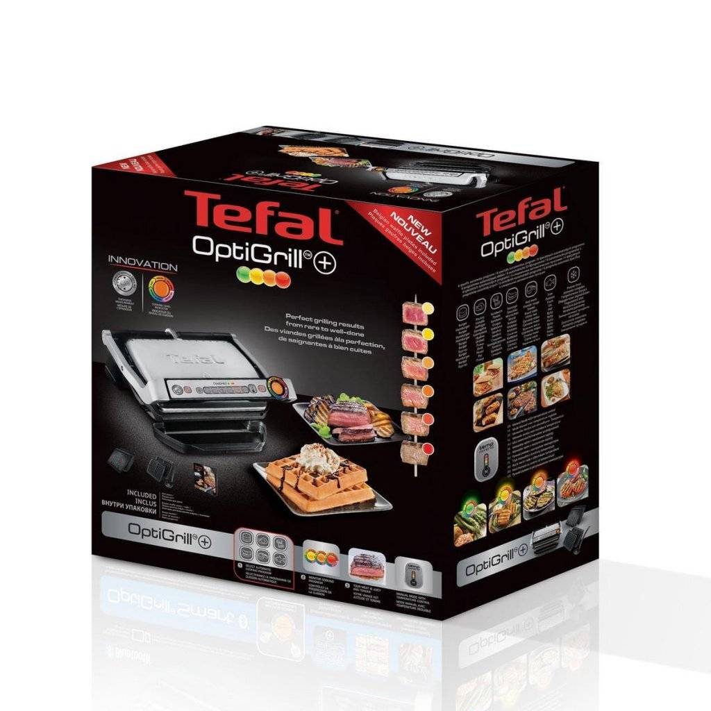 Tefal GC716D OptiGrill 2200 W RVS/Zwart-1