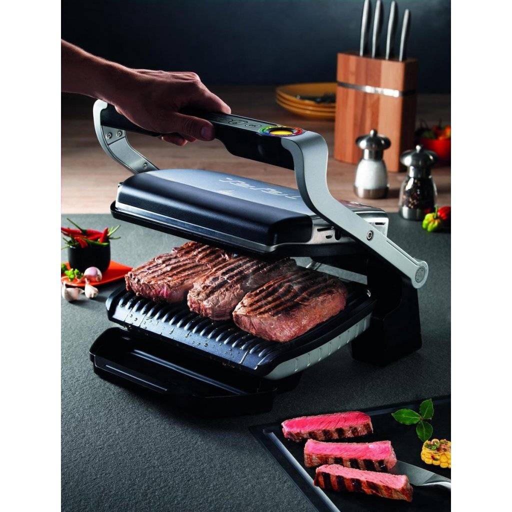 Tefal GC716D OptiGrill 2200 W RVS/Zwart-4