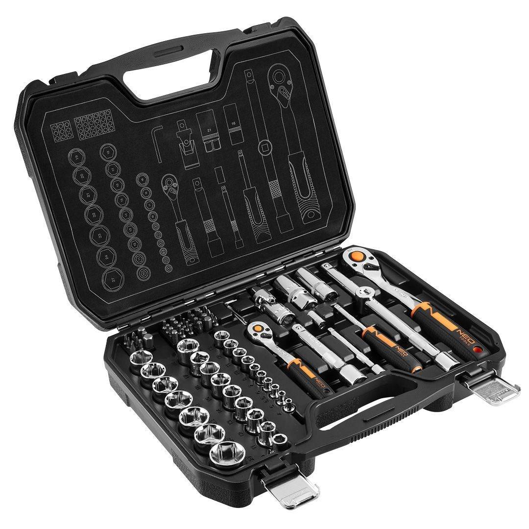 NEO tools Steeksleutelset 73-delig CRV 10-054-0