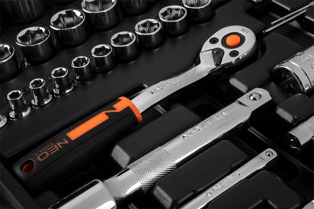 NEO tools Steeksleutelset 73-delig CRV 10-054-4