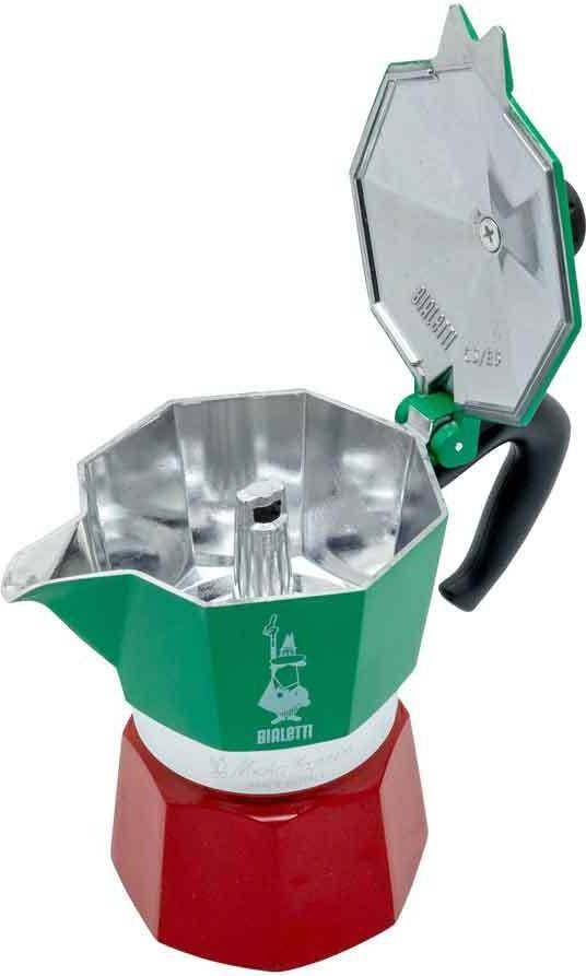 Bialetti Moka Express Tricolore 3 Kops Koffiezetter - Gemaakt in Italië - 130 ml 3Ts-0