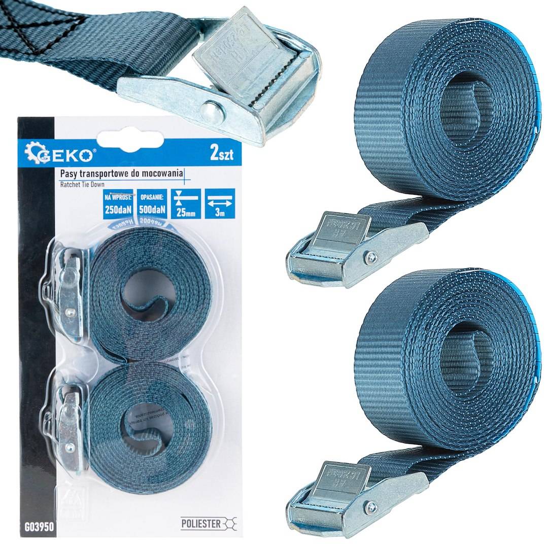 GEKO Spanband 25mm x 3m, 500 kg (2 st)-0