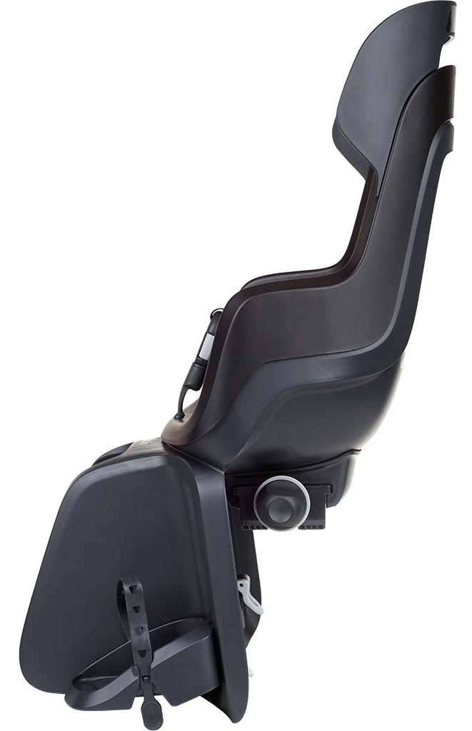 Kinderzitje achter Bobike Go Maxi met dragerbevestiging - urban black-0