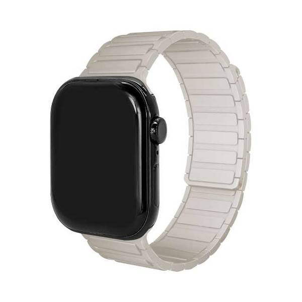 Mobilize Silicon Watch Band - Magnetic - for Apple 38/40/41/(Gen 10+) 42mm - Starlight