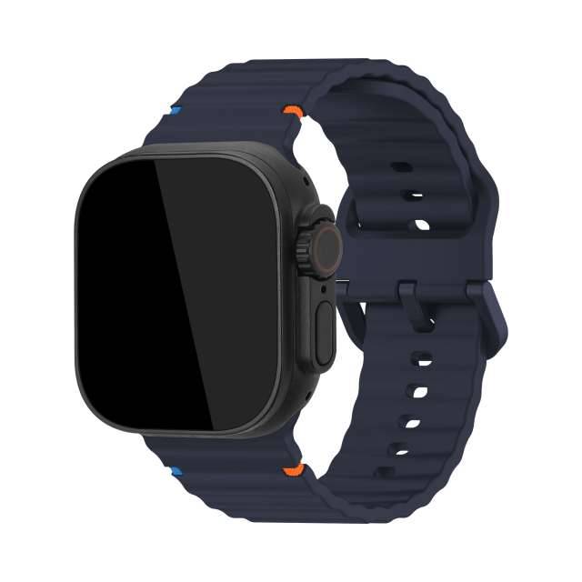 Mobilize Silicon Watch Band - Buckle - for Apple 38/40/41/42mm - Blue-0