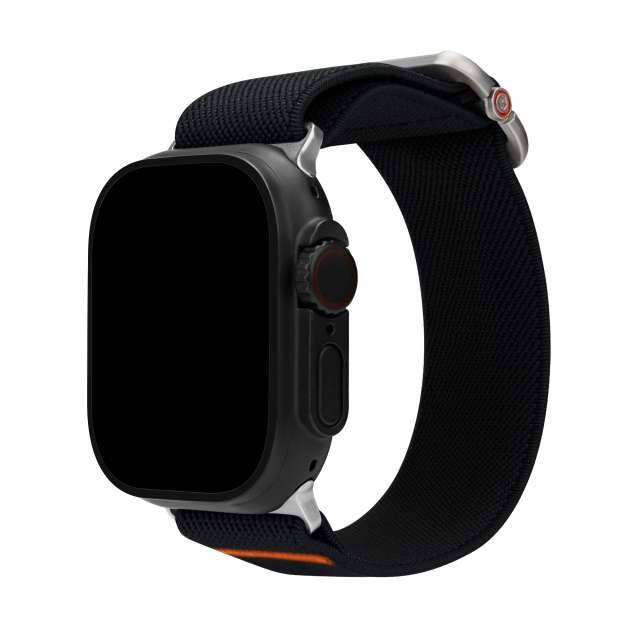 Mobilize Nylon Watch Band - Elastic - for Apple 38/40/41/42mm - Black-0