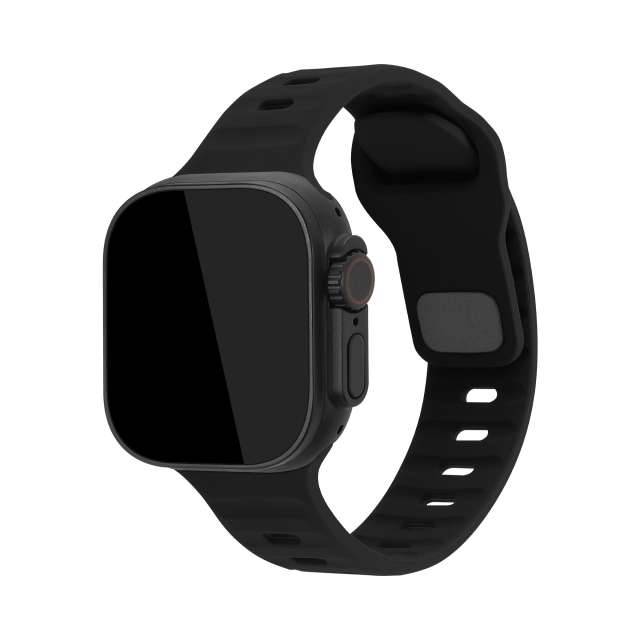 Mobilize Silicon Watch Band - Sports - for Apple 38/40/41/42mm - Black-0