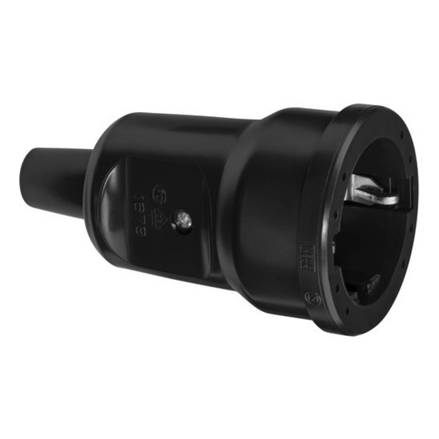 Contrastekker Pvc Ra Zwart-0