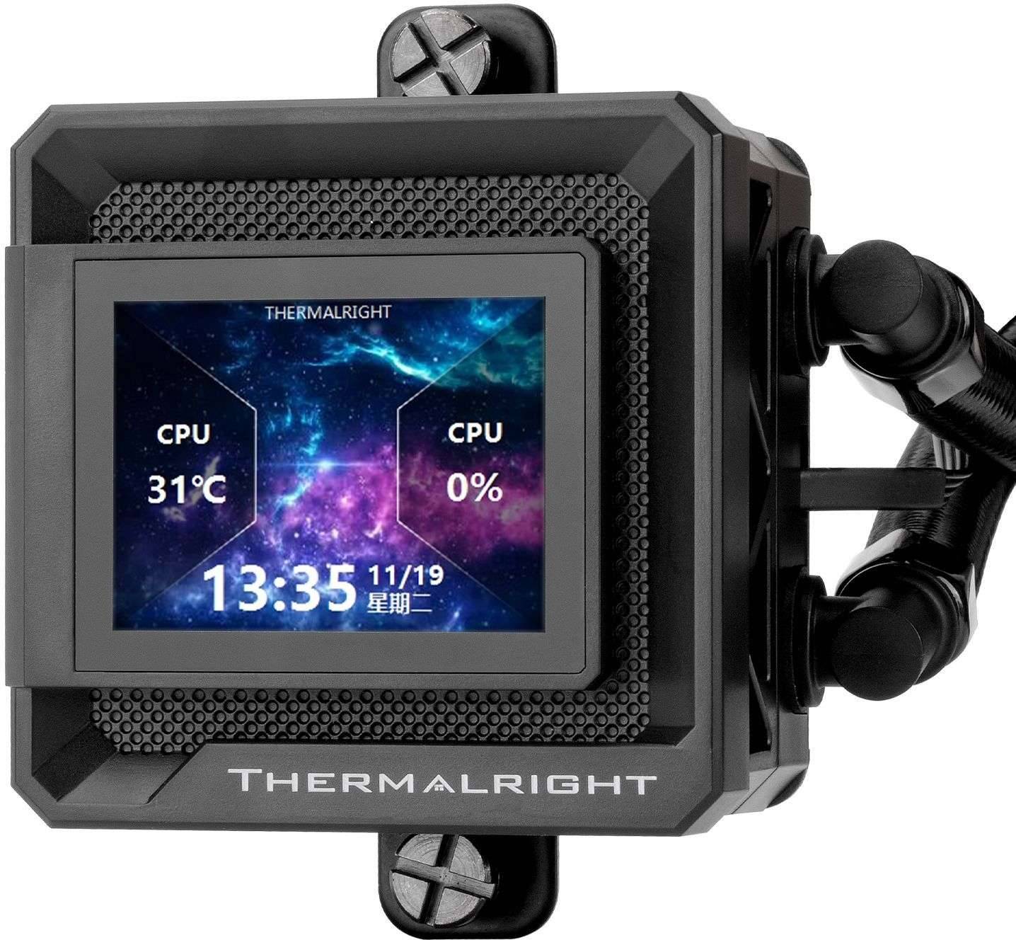 THERMALRIGHT - Frozen Warframe 240 SE - AIO waterkoeling - 120mm ventilatoren - ARGB-display - Zwart-1
