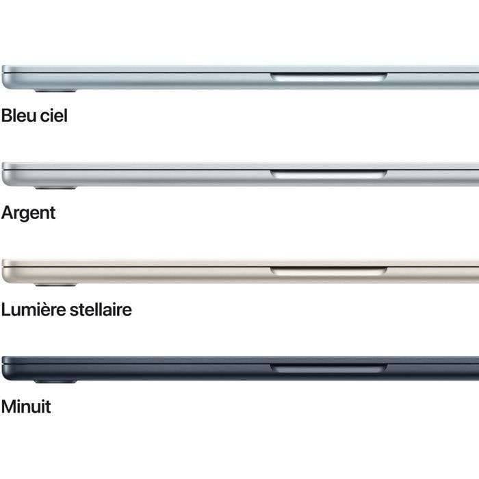 Apple - 13,6-inch MacBook Air M5 (2026) - 24 GB RAM - 1 TB opslag - 10-core CPU - 10-core GPU - Midnight-2