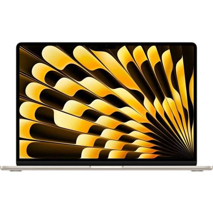 Apple - 15,3-inch MacBook Air M5 (2026) - 16 GB RAM - 1 TB opslag - 10-core CPU - 10-core GPU - Stellar Light-0