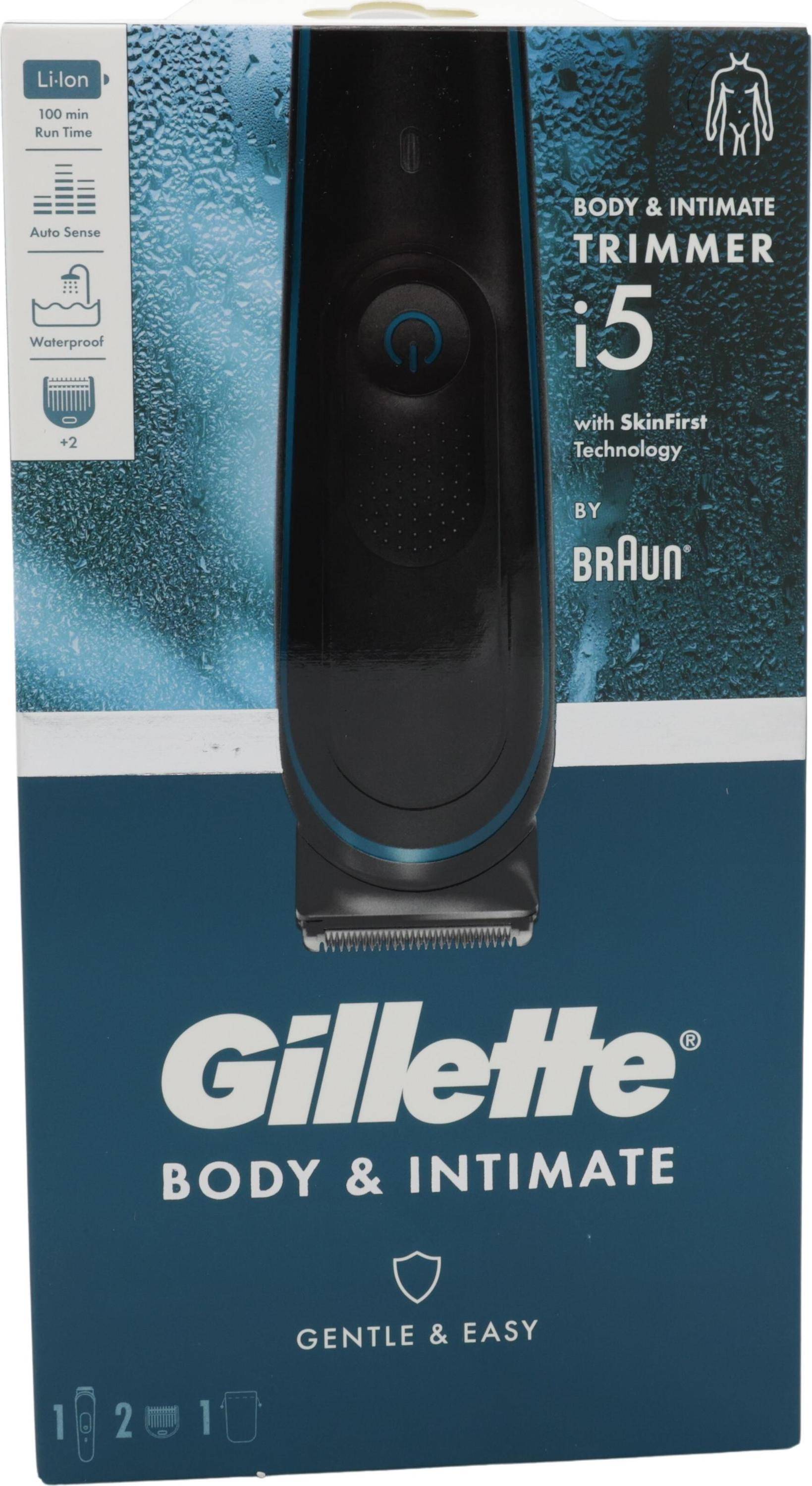 Gillette Elektrische Lichaams- en Intieme Scheerapparaat voor Mannen - i5-0