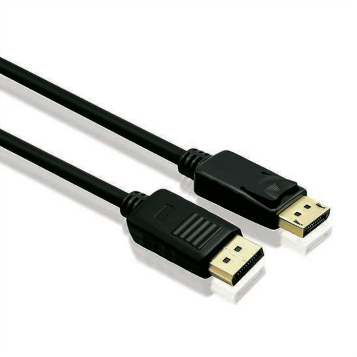 Secomp S3685 DisplayPort-kabel DisplayPort Aansluitkabel DisplayPort-stekker, DisplayPort-stekker 1 m Zwart Afgeschermd-0