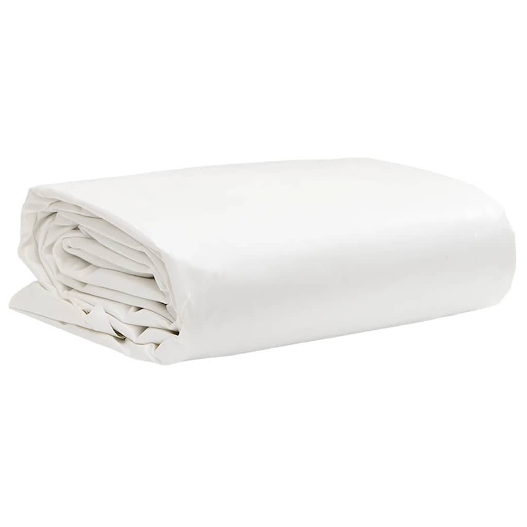 Vidaxl dekzeil 650 g m² 1x2,5 m wit 87210124024308721012402430-0