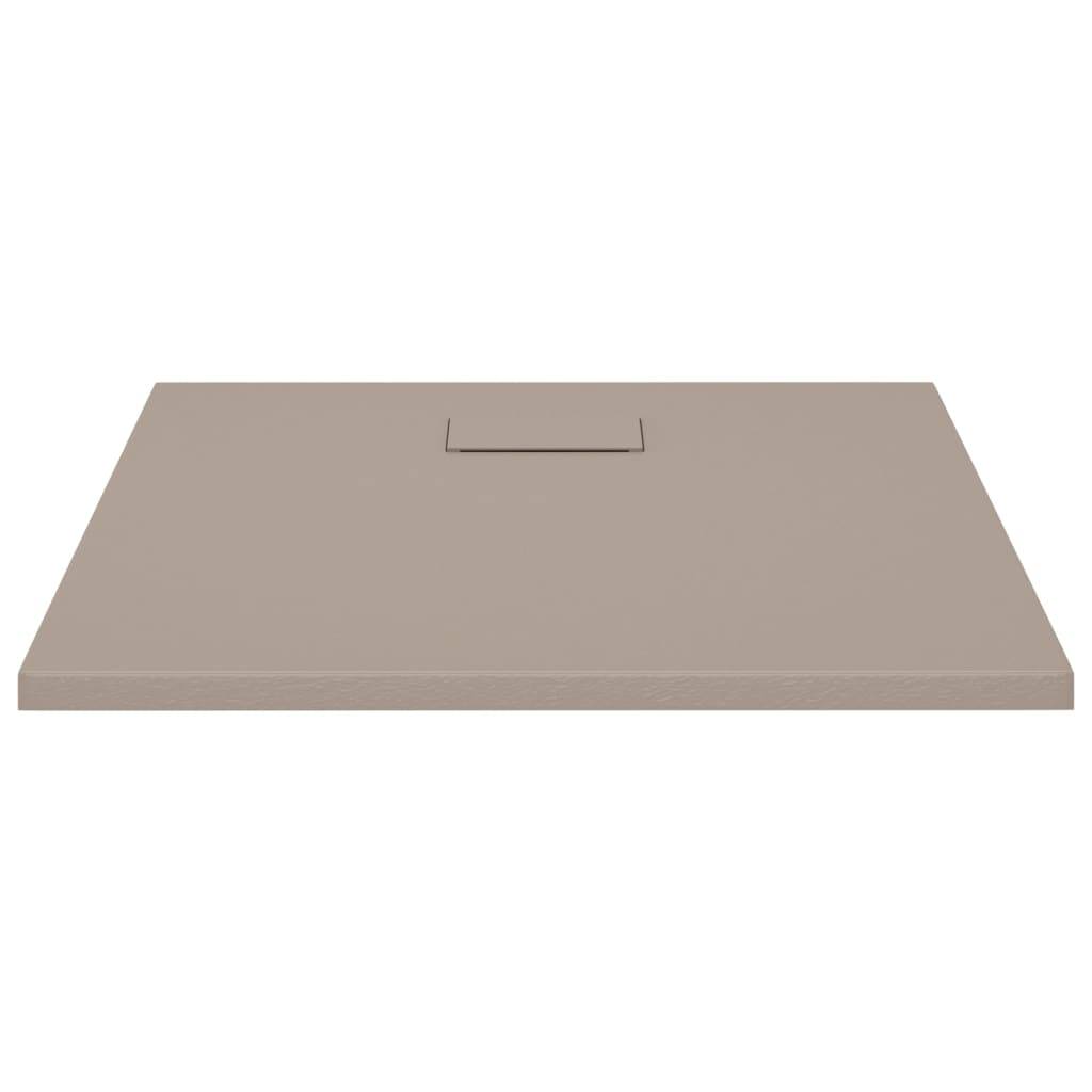 Vidaxl douchebak 80x80 cm smc bruin 87202861913548720286191354-4