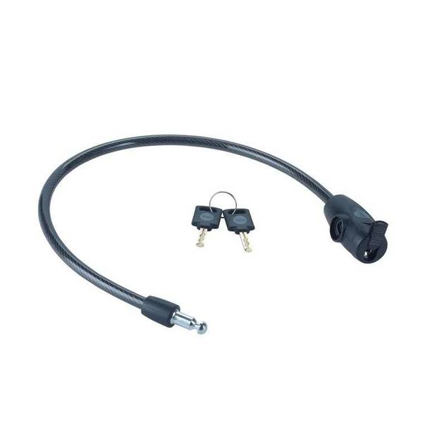 YAL Fietskabel met sleutel 10 mm - YCK0/10/60/2 Zwart