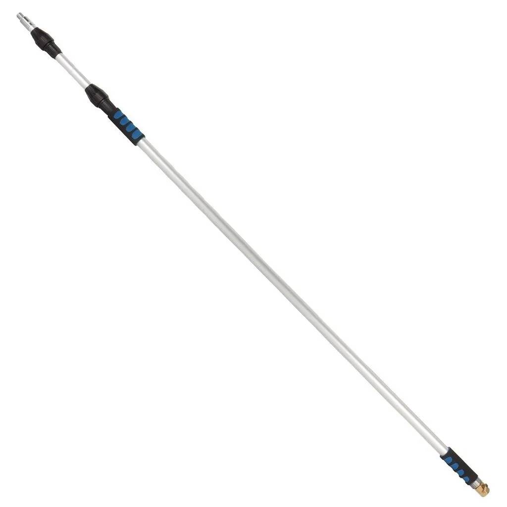 Talen Tools - Telescopische steel - Voor wasborstelset - Aluminium - 200-500 cm-0