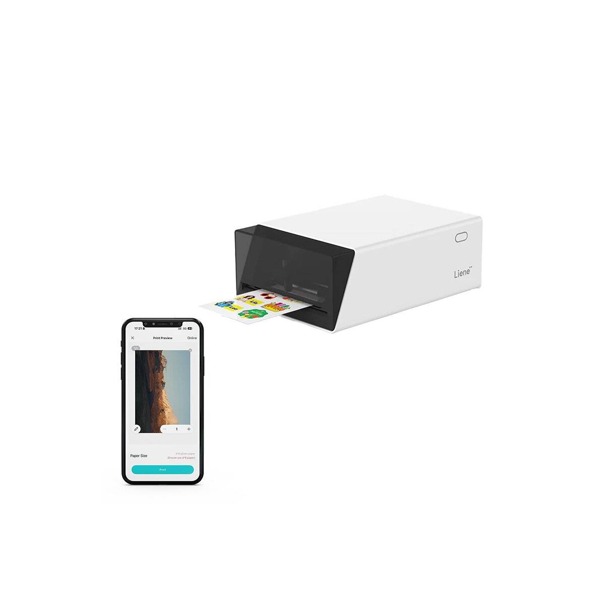 Liene - PR001-65002 - Liene Pix Cut 2-in-1 draagbare Fotodrucker-0