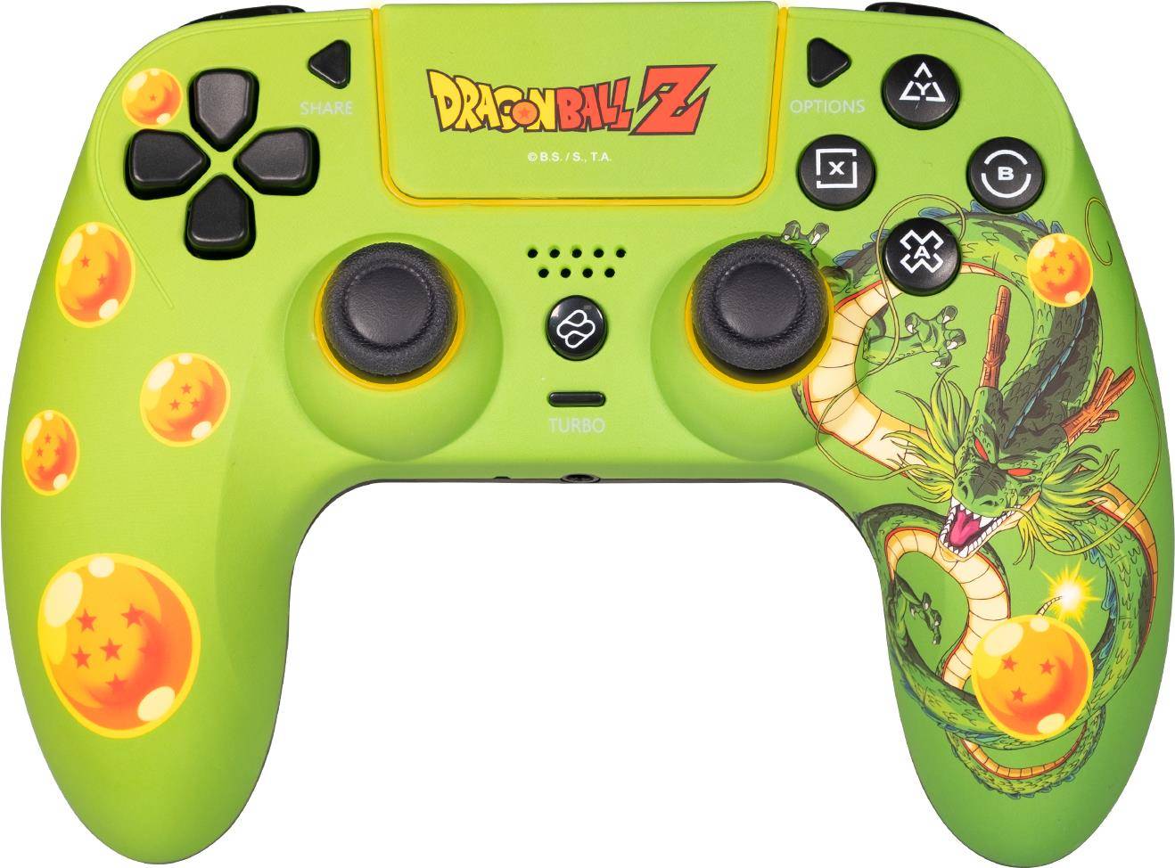 FR-TEC DBPS4GP Gaming Controller Groen/Oranje Bluetooth Gamepad voor PlayStation 4 (DBPS4GP)-0