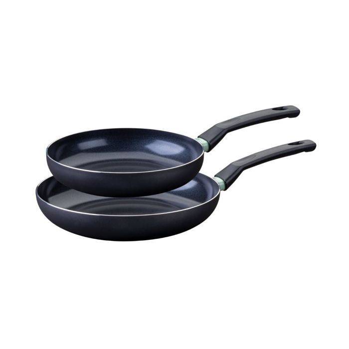 FACKELMANN Set van 2 Pannen - Brandao - Anti-aanbak Keramisch - Ø 24 en 28 cm-0