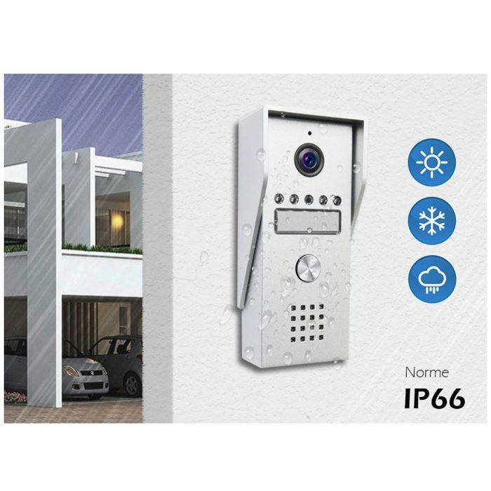 KYF Video Deurbel Systeem - 7" Touchscreen - Bedraad - Wi-Fi Verbonden-4