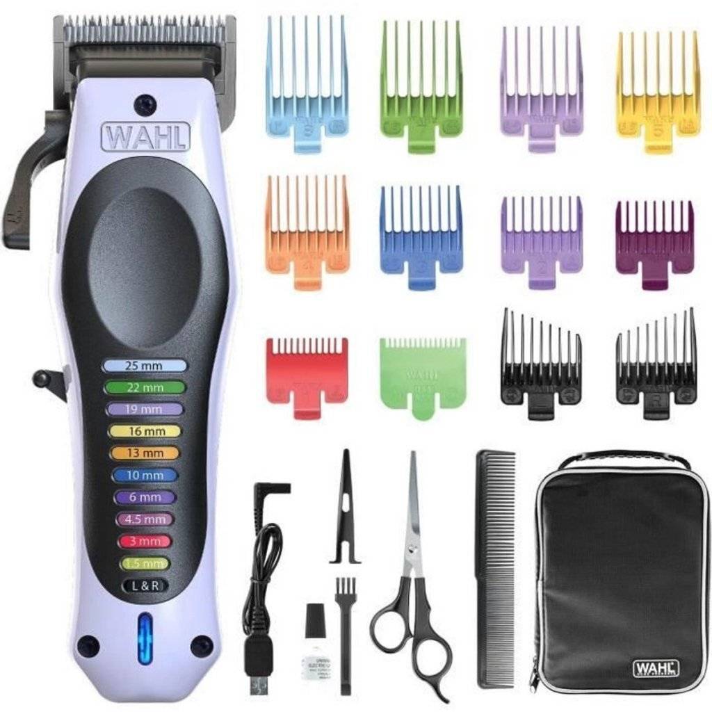 Wahl Color Pro Lithium Trimmer Wit/Zwart - 11 Instellingen, 10 Kammen-0