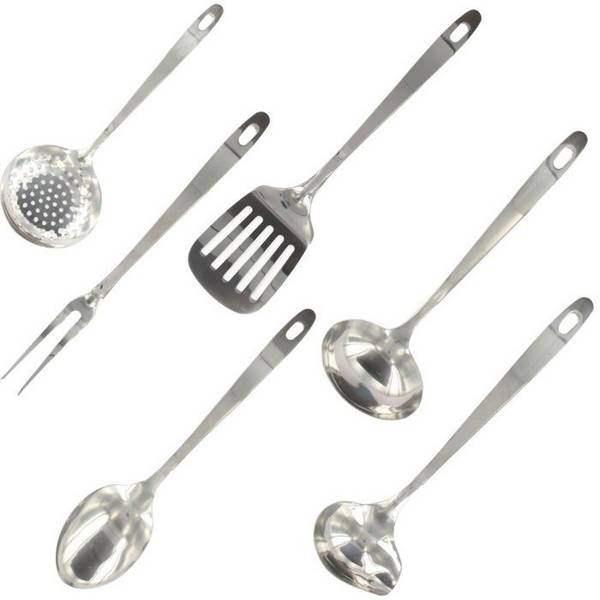 FACKELMANN 6-Delige Keukenhulpen Set - Oxford - RVS 6-piece