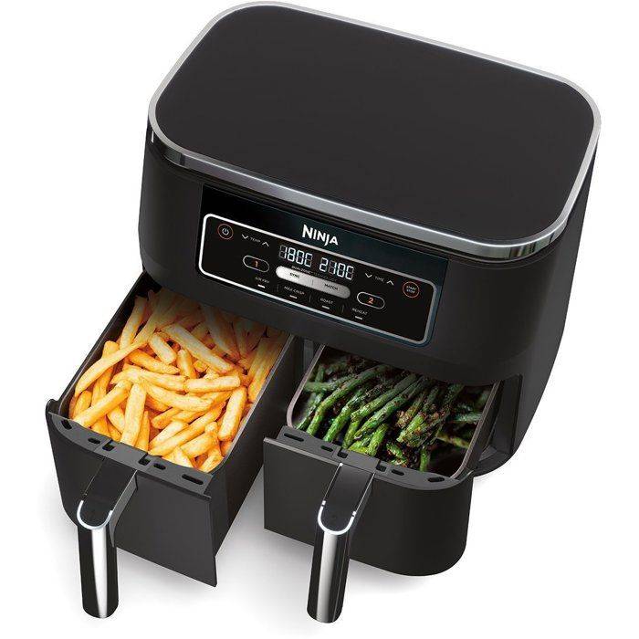 NINJA Airfryer - Foodi AF200EU - 7,6 L - 2400W - Dubbele Tank-2