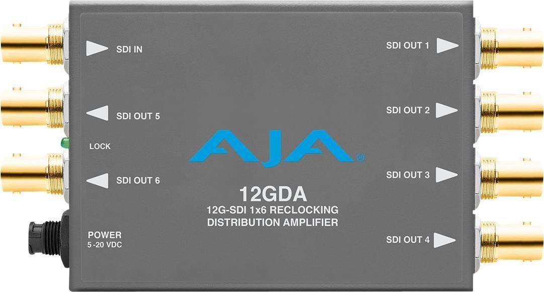 AJA 12GDA Versterker - 1x6 12 G HD/SD SDI Reclocking-0