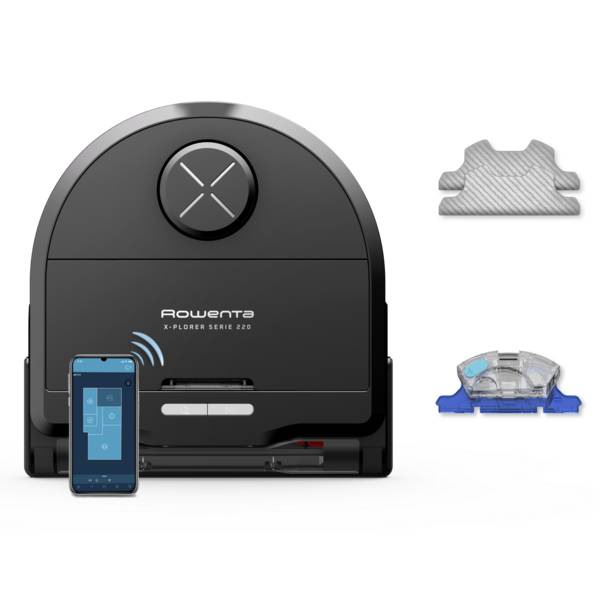 Rowenta X-Plorer Series 220 Robotstofzuiger RR9465WH - Laser Navigatie & Dweilfunctie
