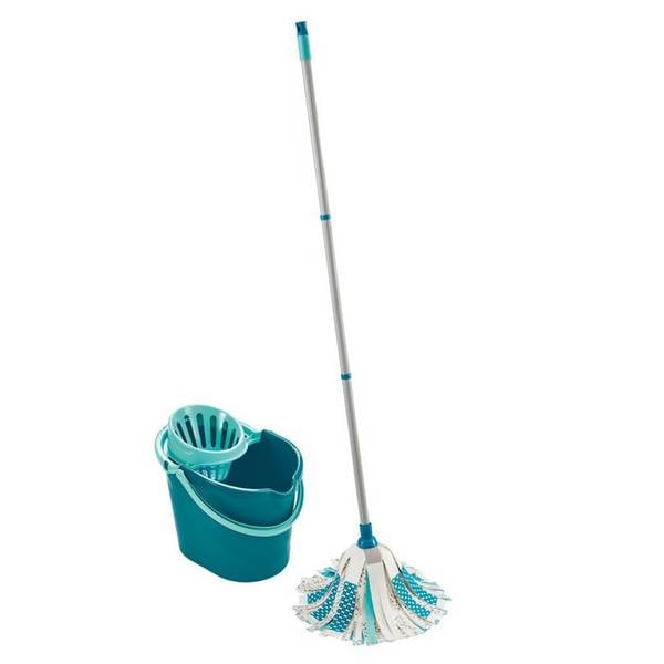 Leifheit 3in1 Power Mop Set met 12 L Emmer en Wringmechanisme