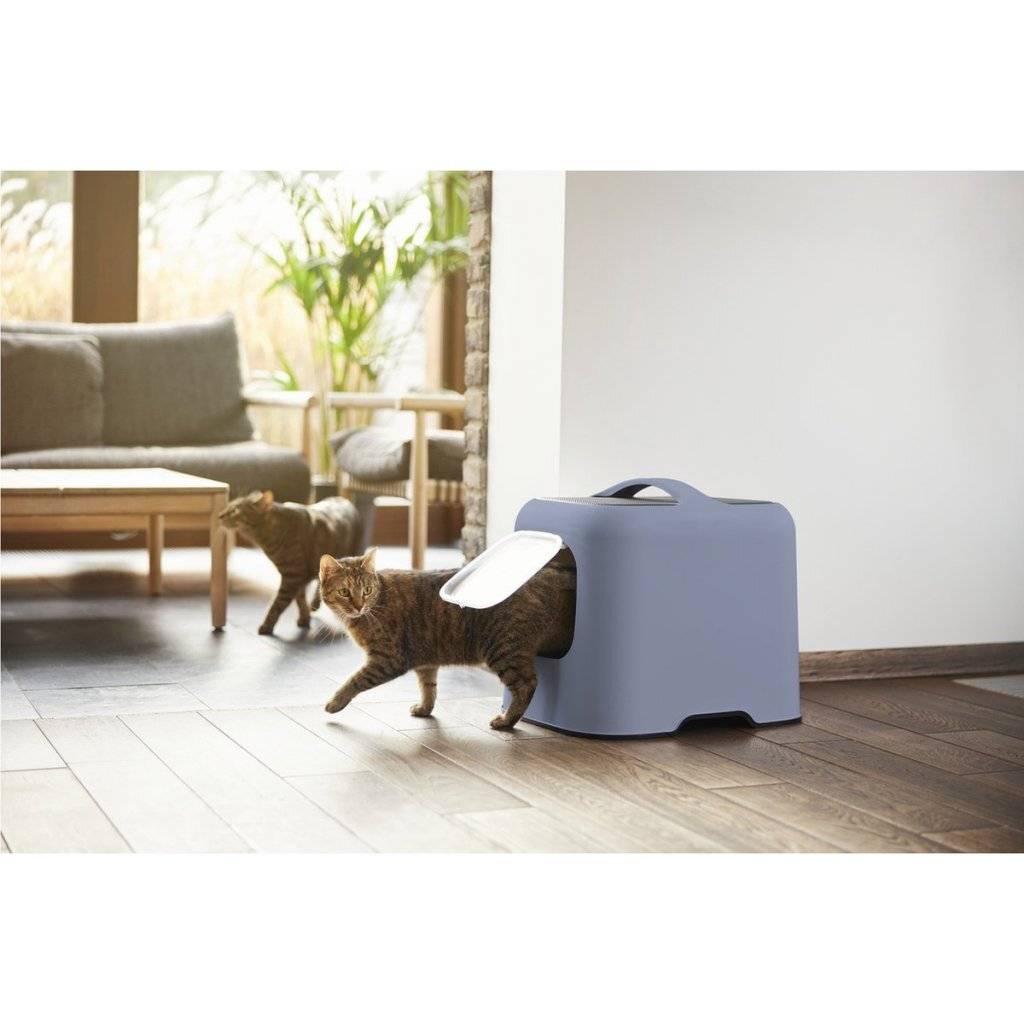 Rotho Biala Kattenbak Blauw - 51 x 39,5 x 44,3 cm-1