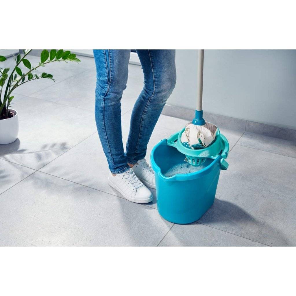 Leifheit Power Mop 3in1 Set met 12 L Emmer en Wringmechanisme-3