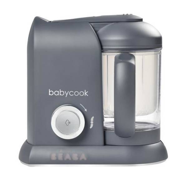 BÉABA - Babycook Solo - 4-in-1 Babyvoedingsmaker - Donkergrijs