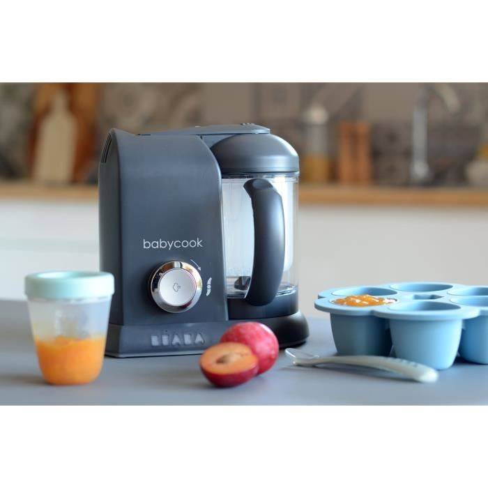 BÉABA - Babycook Solo - 4-in-1 Babyvoedingsmaker - Donkergrijs-1