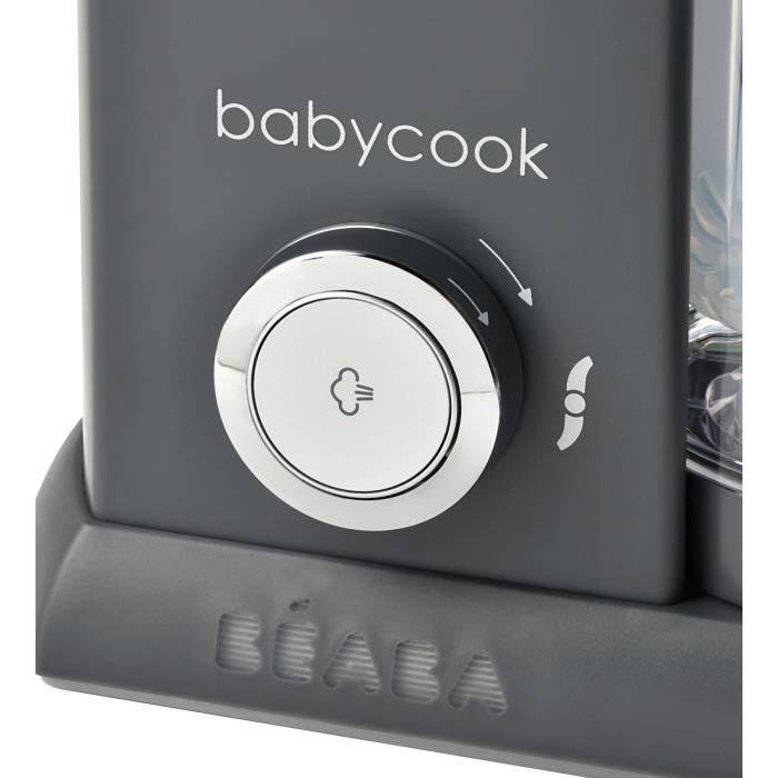 BÉABA - Babycook Solo - 4-in-1 Babyvoedingsmaker - Donkergrijs-3