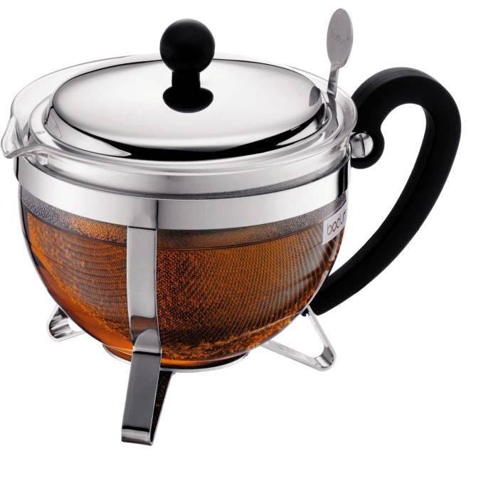 BODUM Theepot - Chamboard - RVS zeef - 1 L - Brilliant-0