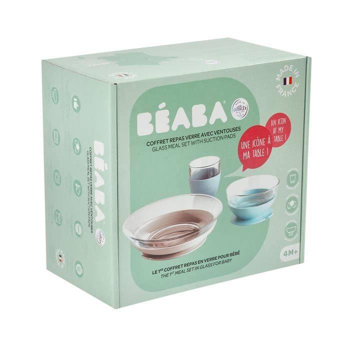 Béaba Jungle 4-delige Glazen Maaltijdset, Gemaakt in Frankrijk 4-Piece-3