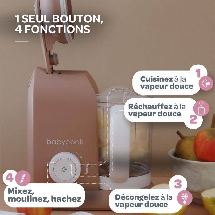 BÉABA - Babycook Solo - 4-in-1 Babyvoedingsmaker - Praline-3