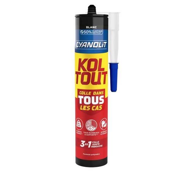 CYANOLIT Lijm - 290 ml Cartridge - Wit - Multi-functioneel - Sterk en Flexibel