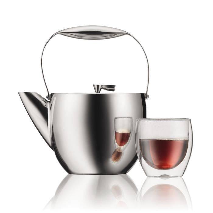 BODUM Theepot - COLUMBIA - RVS Filter - 1,5 L - Brilliant-1