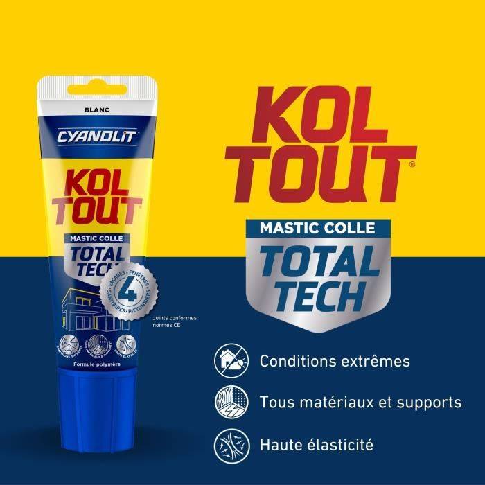 CYANOLIT Total tech Witte Lijm - 125 ml Tube - Multi-functioneel - Hoge Sterkte-2