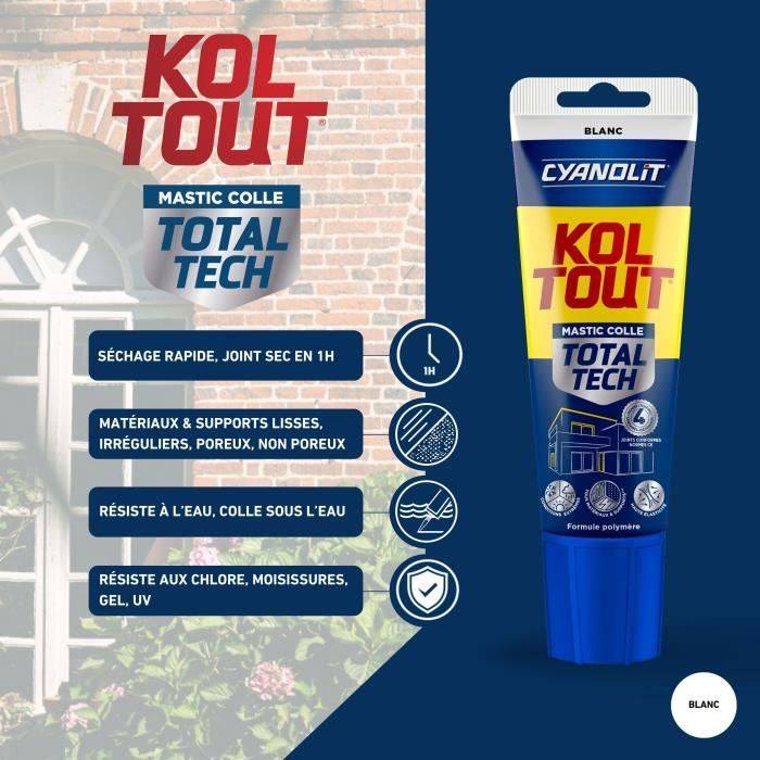 CYANOLIT Total tech Witte Lijm - 125 ml Tube - Multi-functioneel - Hoge Sterkte-3