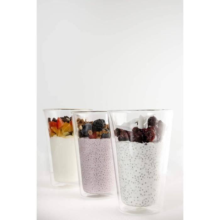 BODUM Canteen Glazen Set van 2 - Dubbelwandig - 0,4 l - Transparant-4