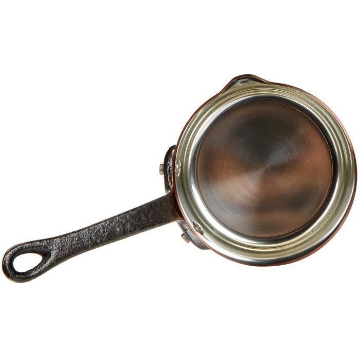 BAUMALU Koperen Sauskom - 11 cm - Ideaal voor Gasfornuizen-4