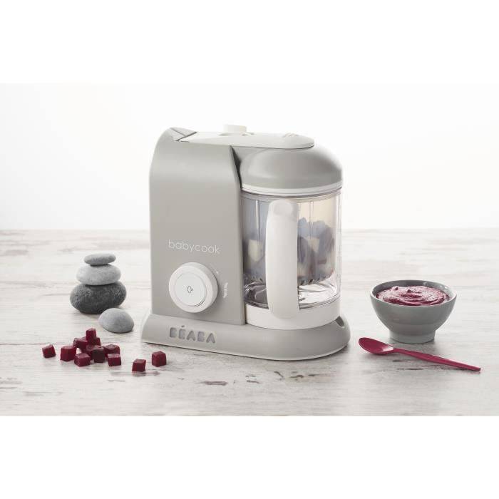 BÉABA - Babycook Solo - 1100 ml Babyvoedingsmaker - Grijs-1