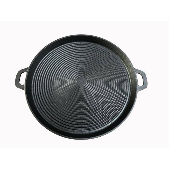 BAUMALU Grillplaat - Geëmailleerd Gietijzer - 34 cm-0