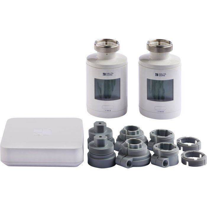 Delta Dore Thermostatische Radiatorkranen en Verbonden Doos - TRV 1.0 Verbonden Pakket - 6050664-1