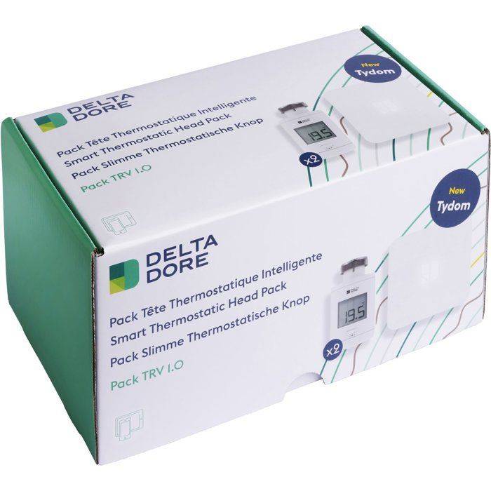 Delta Dore Thermostatische Radiatorkranen en Verbonden Doos - TRV 1.0 Verbonden Pakket - 6050664-2