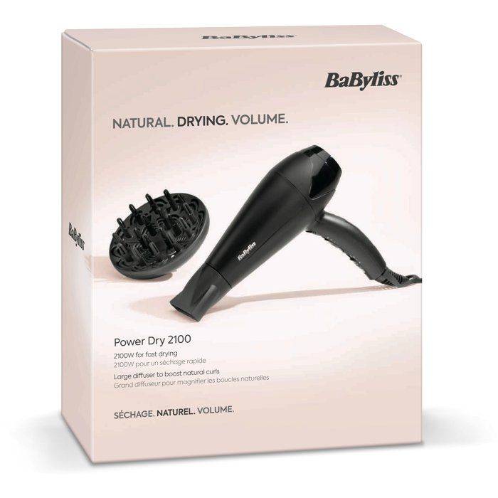 BaByliss Power Dry 2100 Föhn - Lichtgewicht & Compact D563DE-1